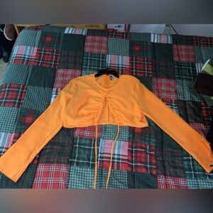 Divided Bright Orange Top
